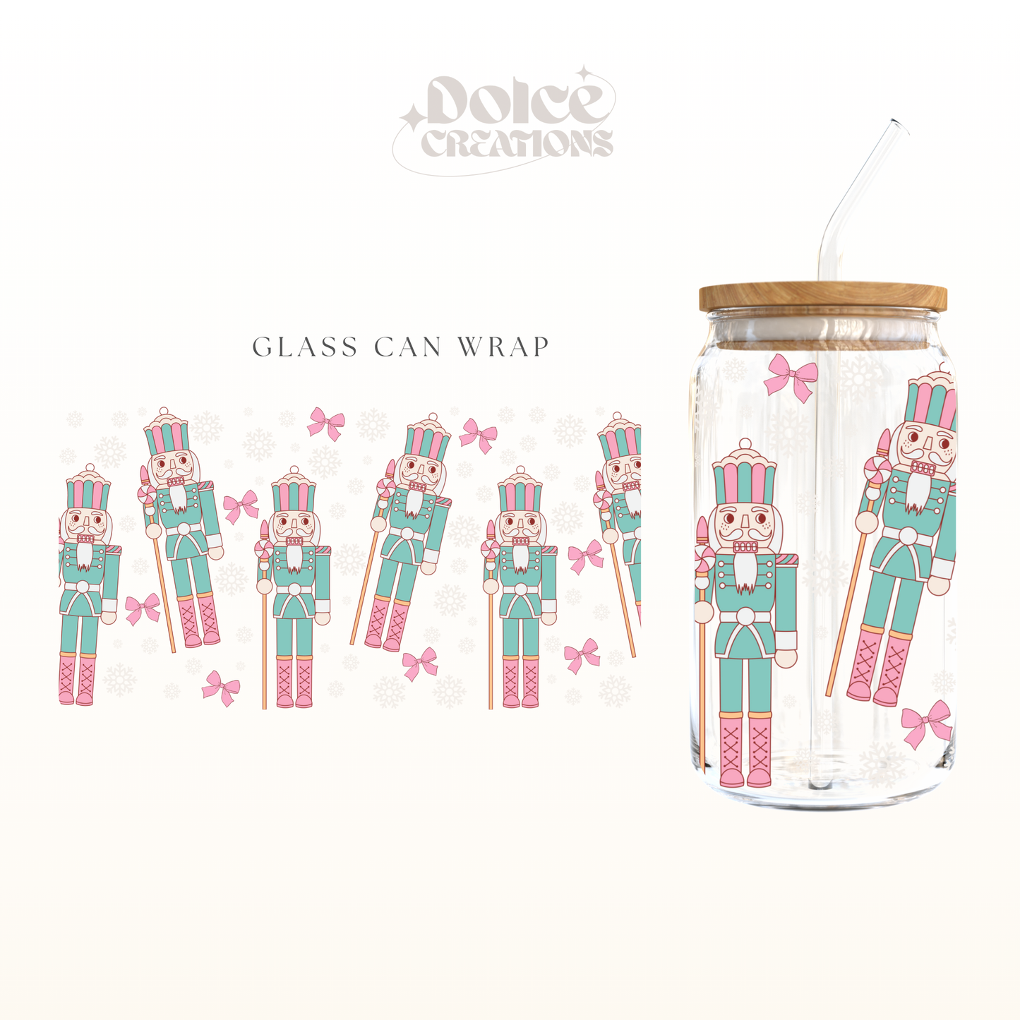 Nutcracker UV DTF Wrap