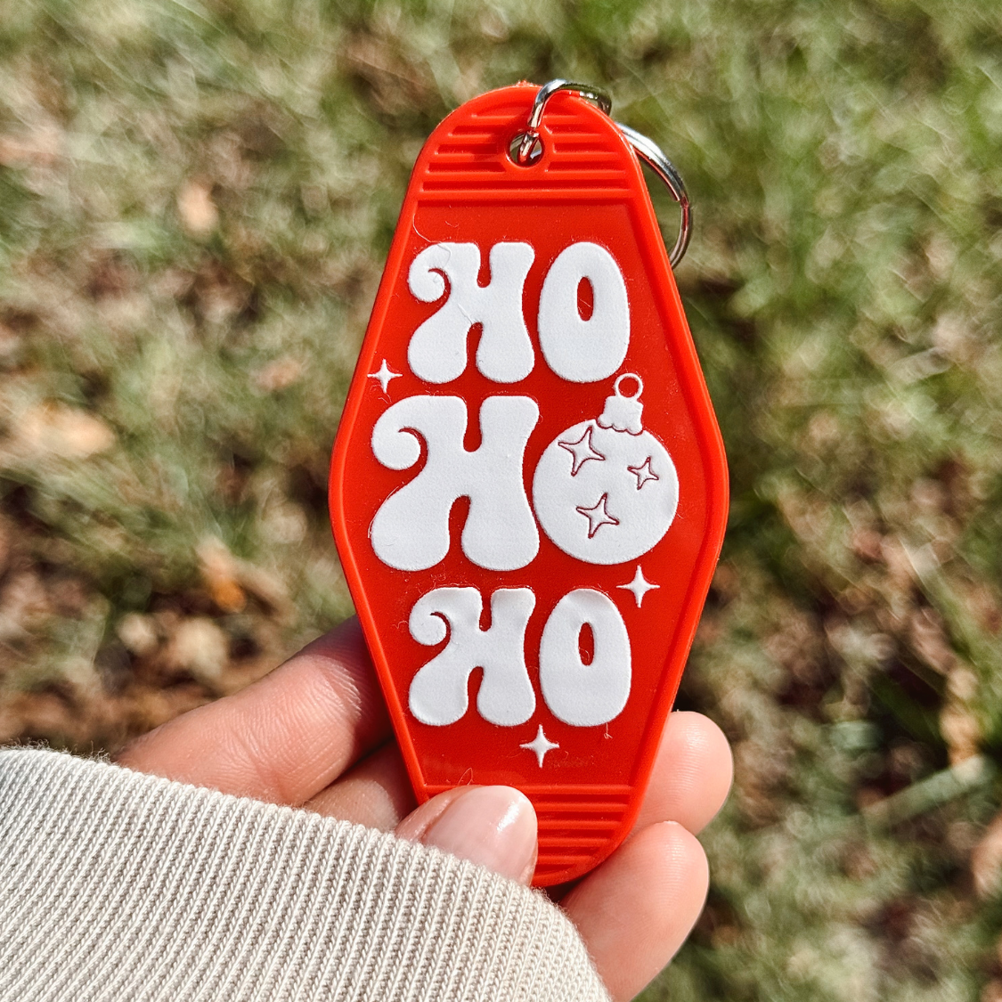 Ho Ho Ho Motel Keychain