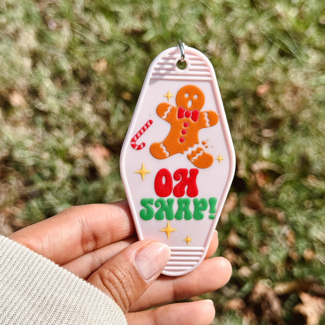 Oh Snap Motel Keychain