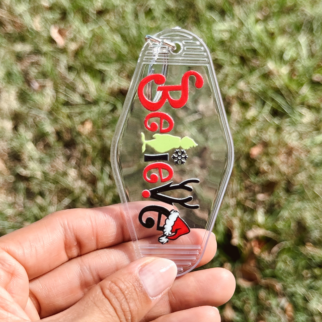 Believe Motel Keychain