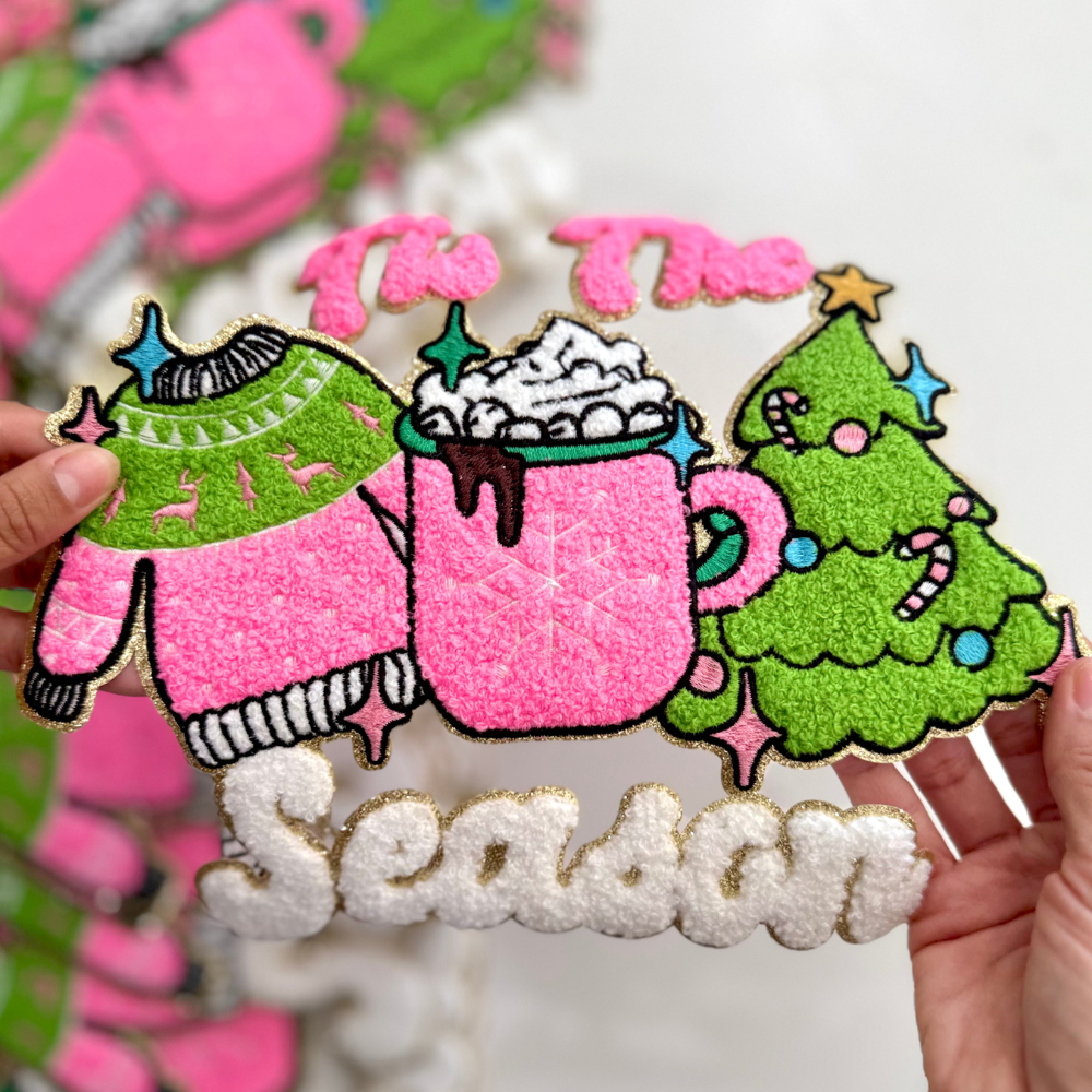 Christmas Season Chelline Patch