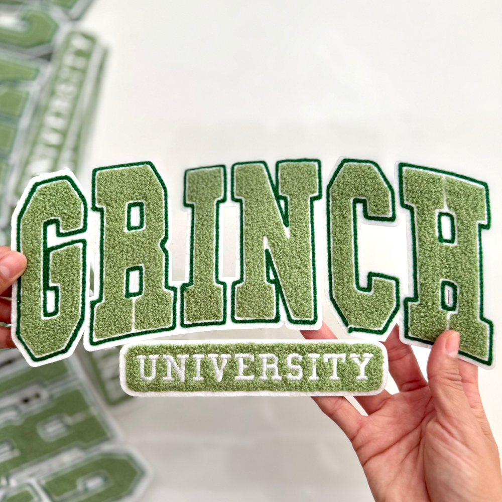 Grinch University Chelline Patch