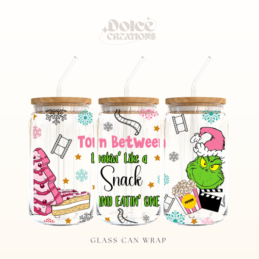 Grinc torn Christmas UV DTF Wrap