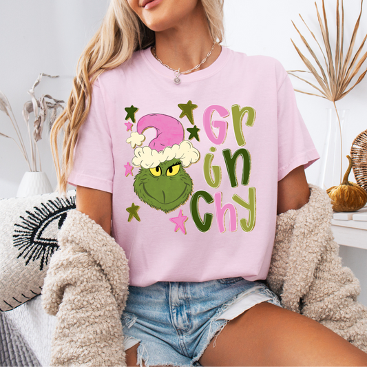 Grinch Pink Transfer