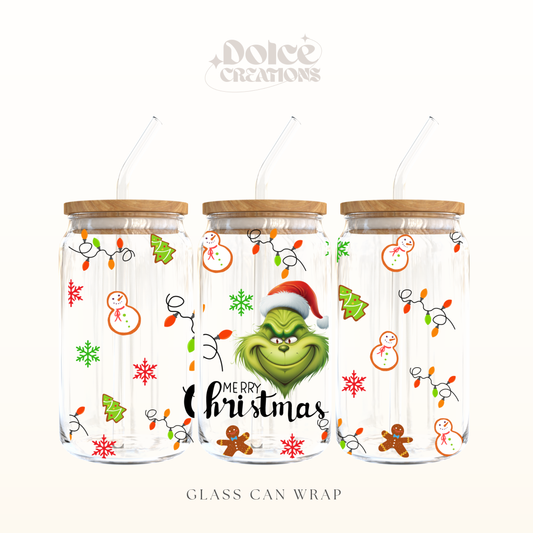 Cartoon christmas  UV DTF Wrap