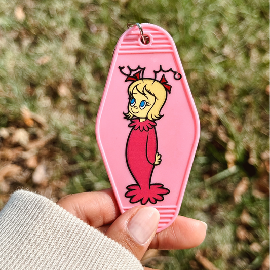 Cindy-Lou Who Motel Keychain