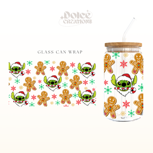 Gringer christmas UV DTF Wrap