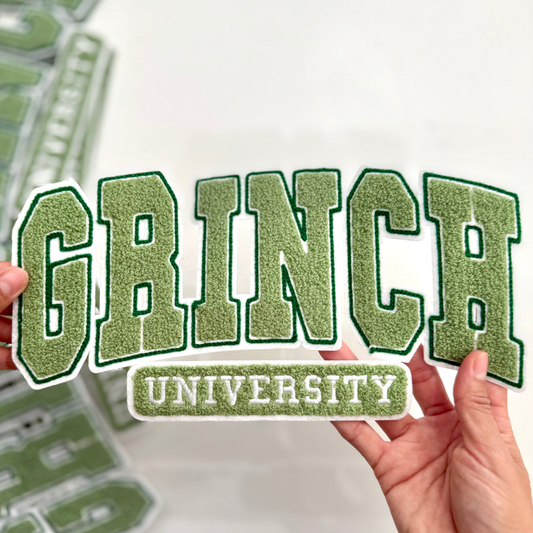Grinch University Chelline Patch