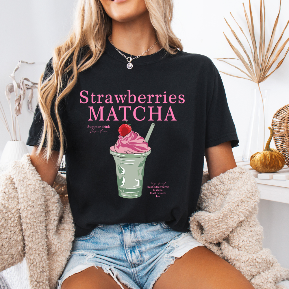 Strawberries Matcha Transfer