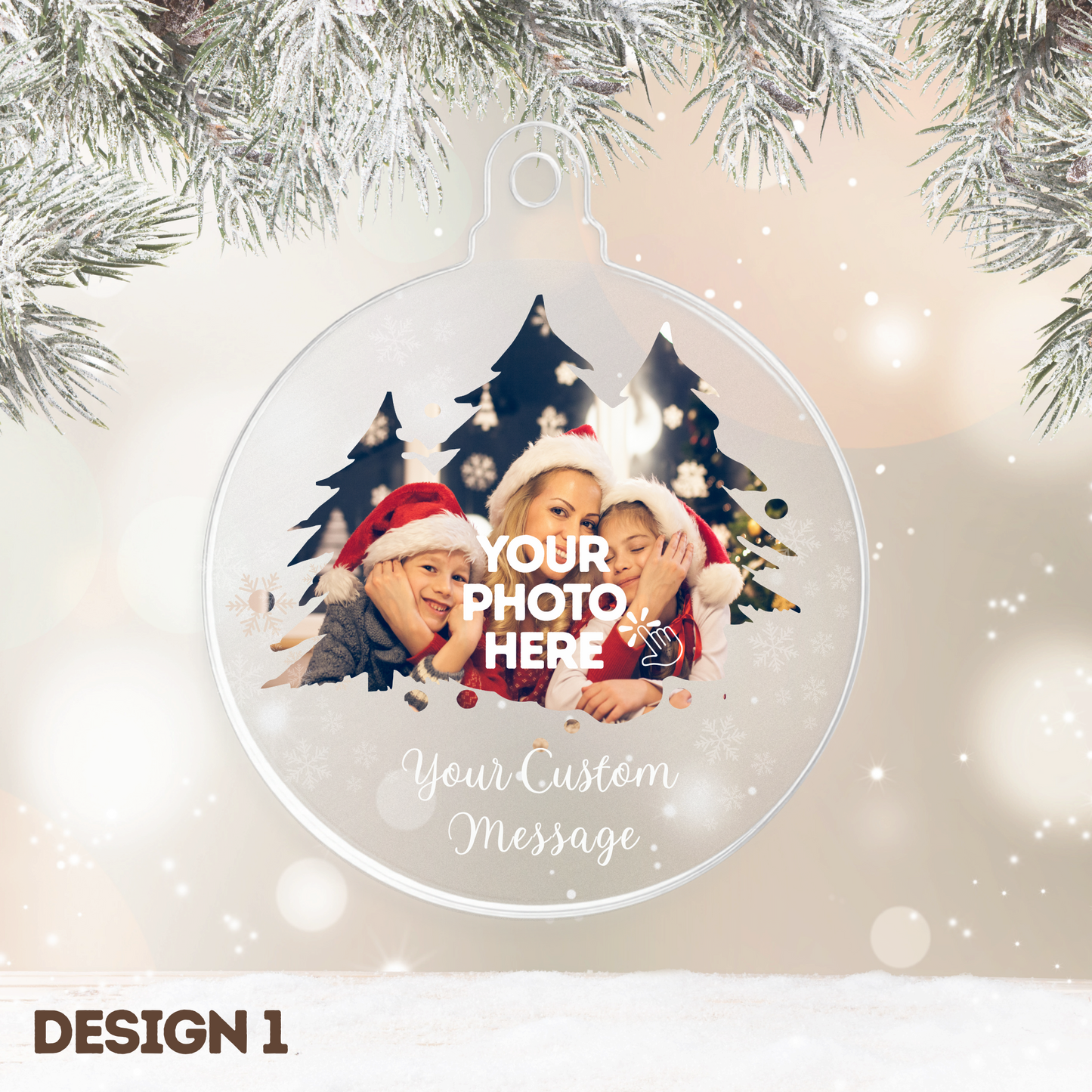Custom Photo Ornament