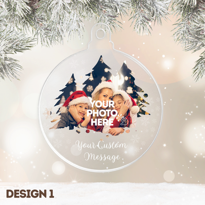 Custom Photo Ornament