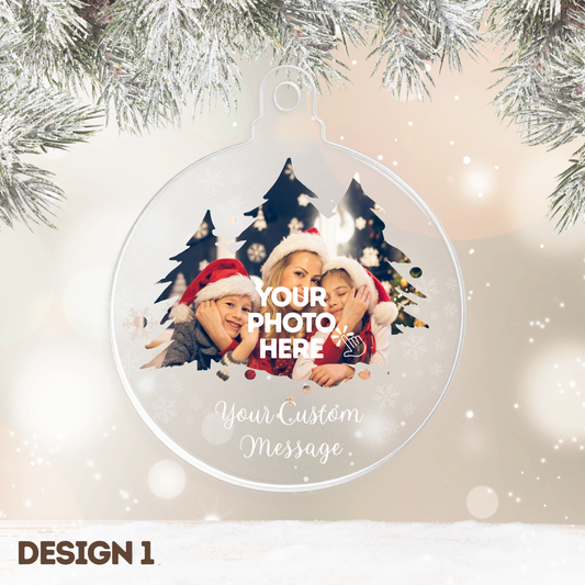 Custom Photo Ornament