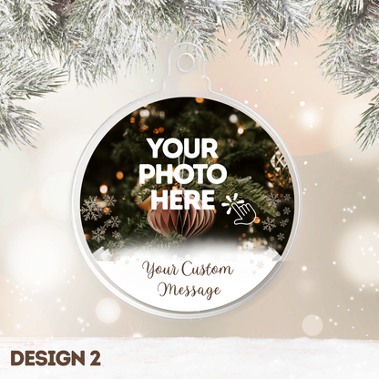Custom Photo Ornament