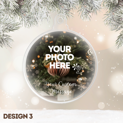 Custom Photo Ornament